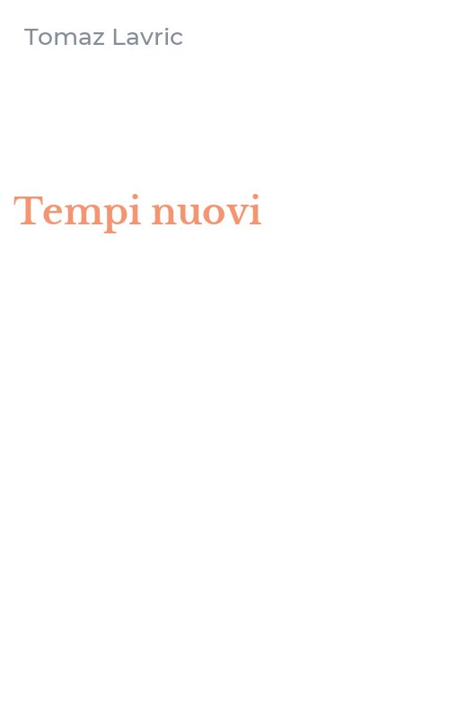 Tempi nuovi