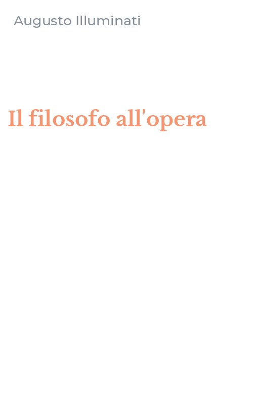 Il filosofo all'opera