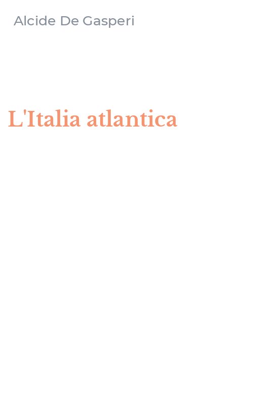L'Italia atlantica