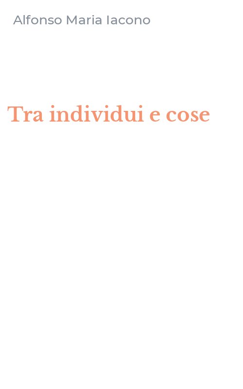 Tra individui e cose