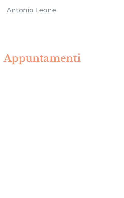 Appuntamenti