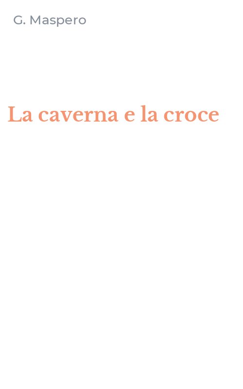 La caverna e la croce