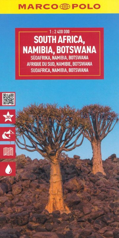 Sudafrica, Namibia e Botswana 1:2.400.000
