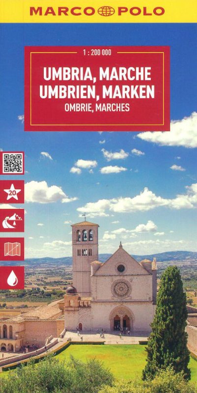 Umbria, Marche 1:200.000
