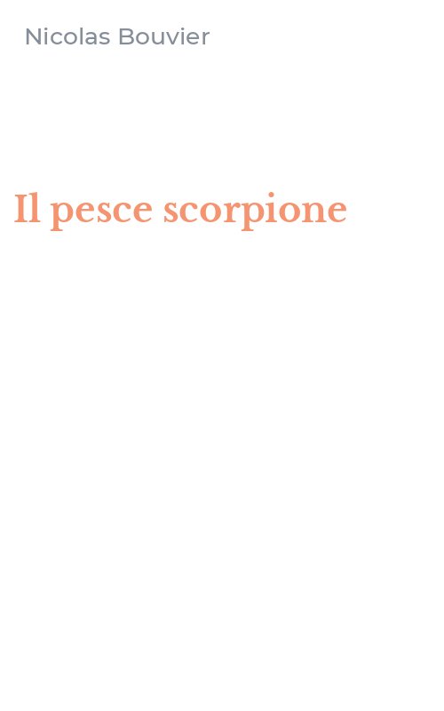 Il pesce scorpione