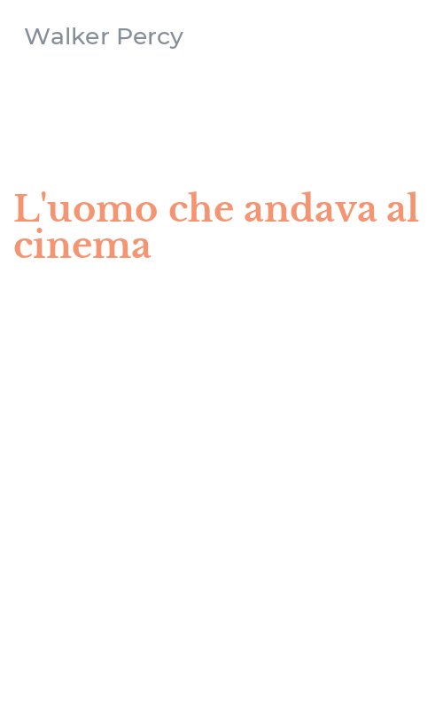 L'uomo che andava al cinema