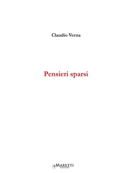 Pensieri sparsi