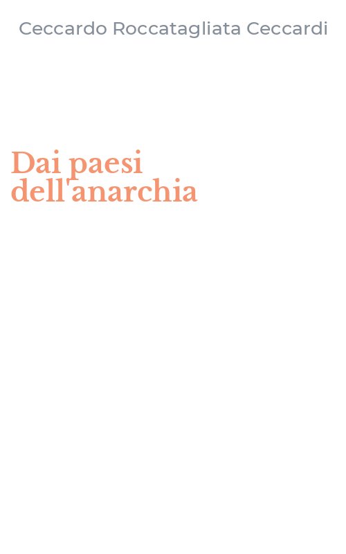 Dai paesi dell'anarchia