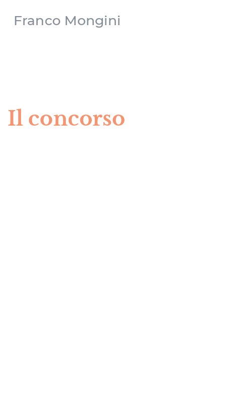 Il concorso