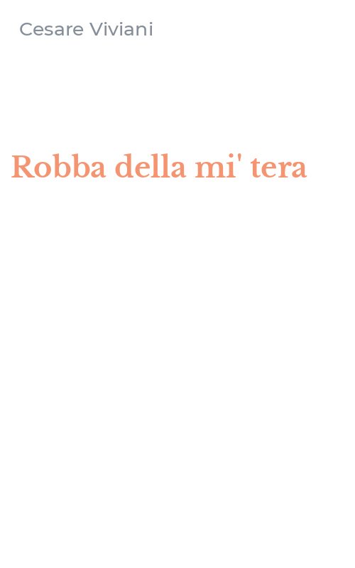 Robba della mi' tera