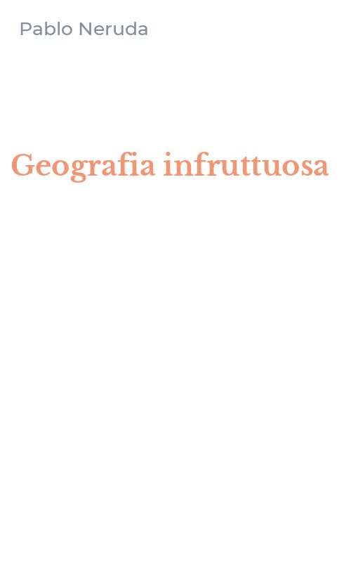 Geografia infruttuosa