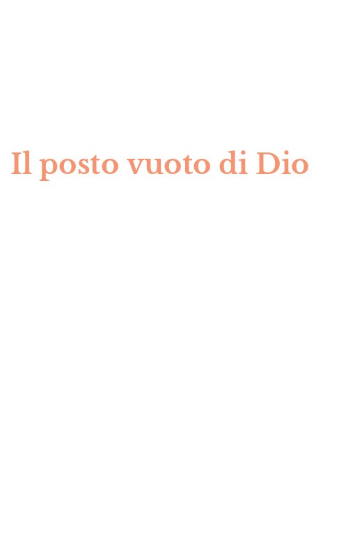 Il posto vuoto di Dio