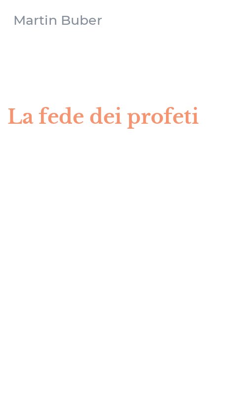 La fede dei profeti