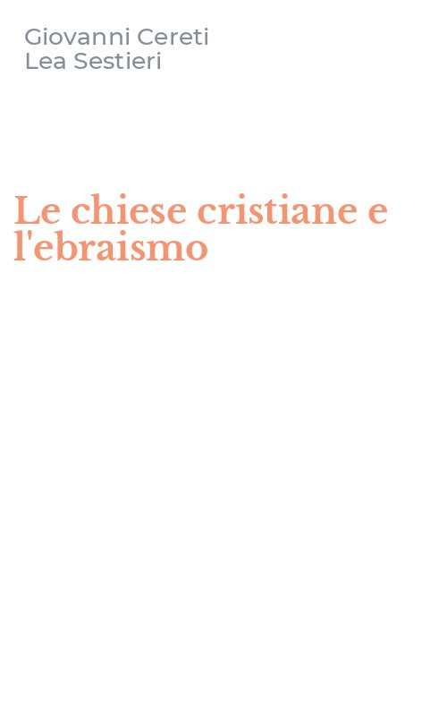 Le chiese cristiane e l'ebraismo