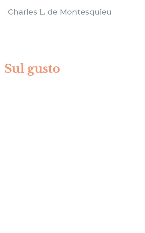Sul gusto