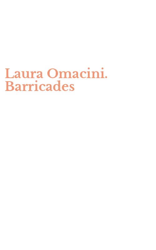 Laura Omacini. Barricades