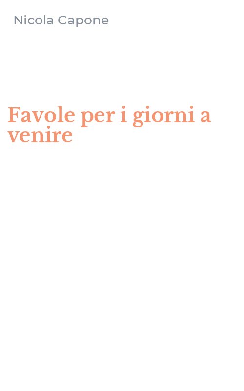 Favole per i giorni a venire