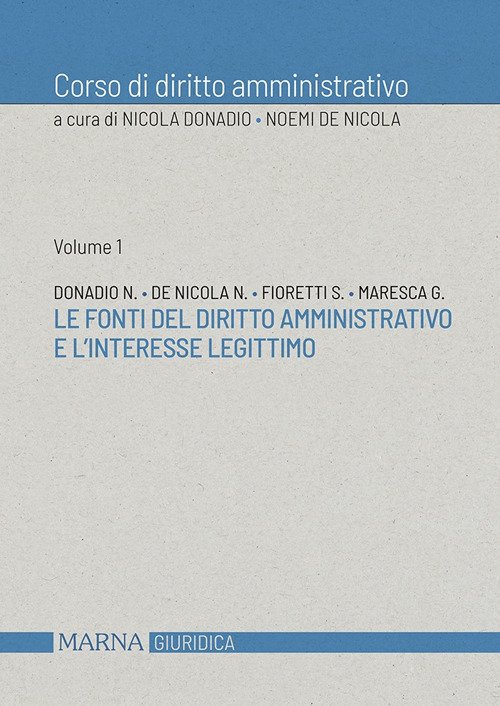 Corso di diritto amministrativo