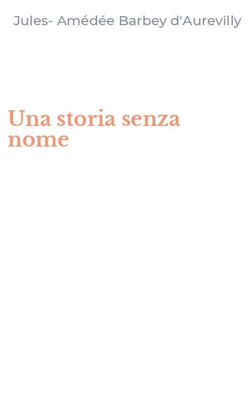 Una storia senza nome