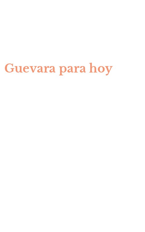 Guevara para hoy