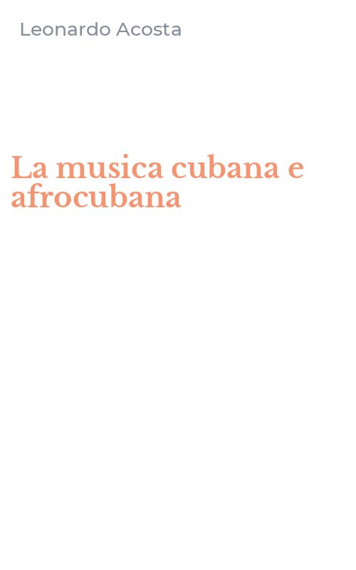 La musica cubana e afrocubana
