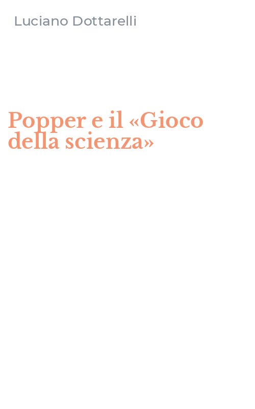 Popper e il «Gioco della scienza»