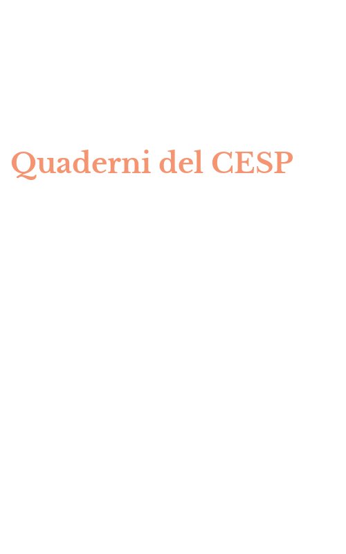 Quaderni del CESP