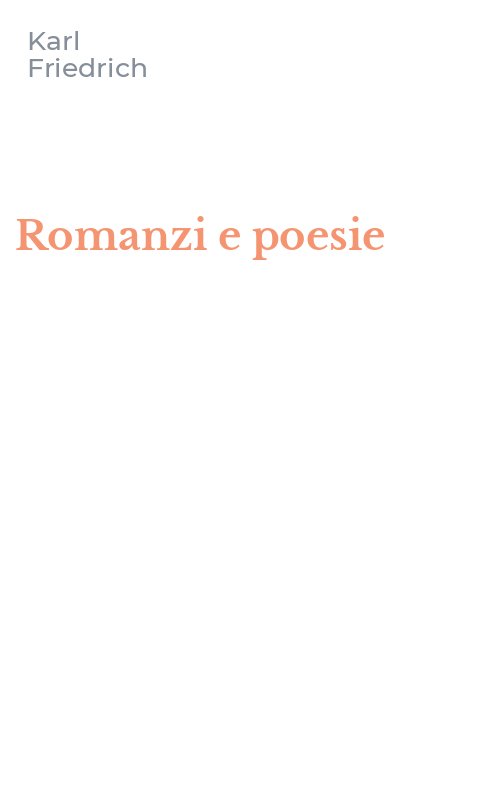 Romanzi e poesie