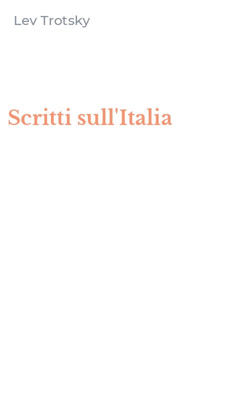 Scritti sull'Italia