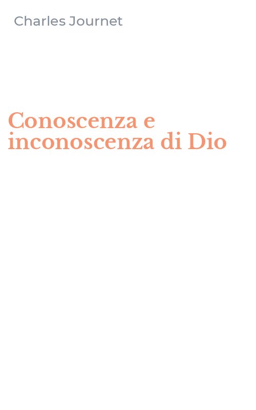 Conoscenza e inconoscenza di Dio