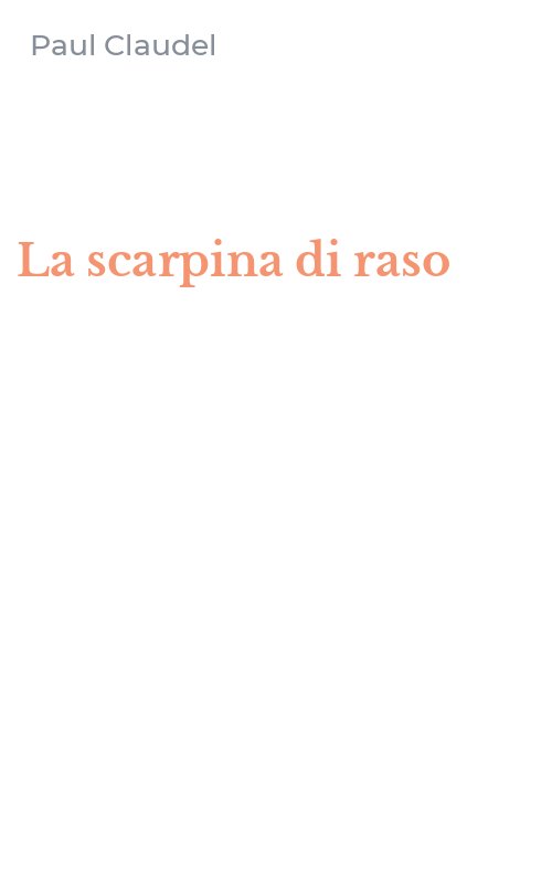 La scarpina di raso
