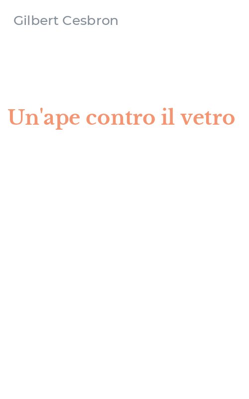 Un'ape contro il vetro