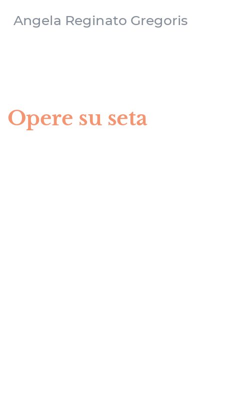 Opere su seta