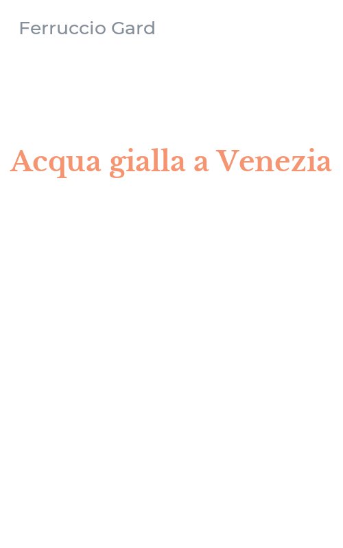 Acqua gialla a Venezia