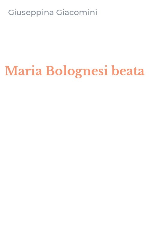 Maria Bolognesi beata