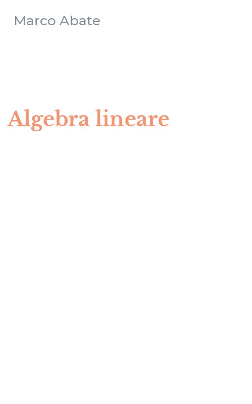 Algebra lineare