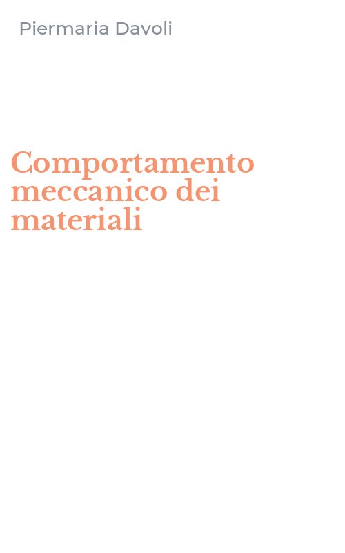Comportamento meccanico dei materiali
