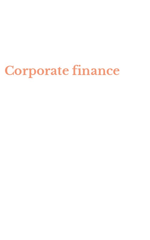 Corporate finance