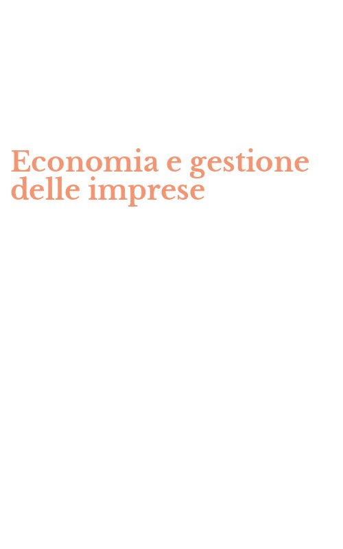 Economia e gestione delle imprese