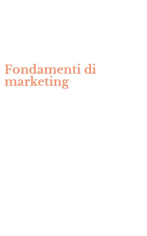 Fondamenti di marketing
