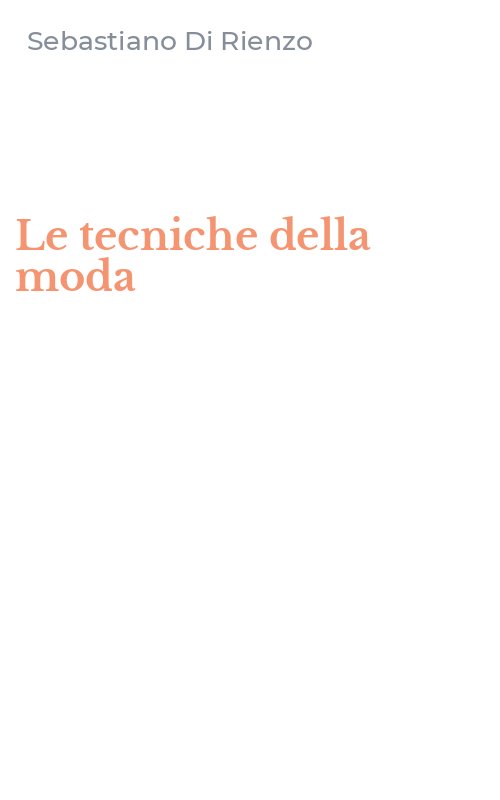 Le tecniche della moda