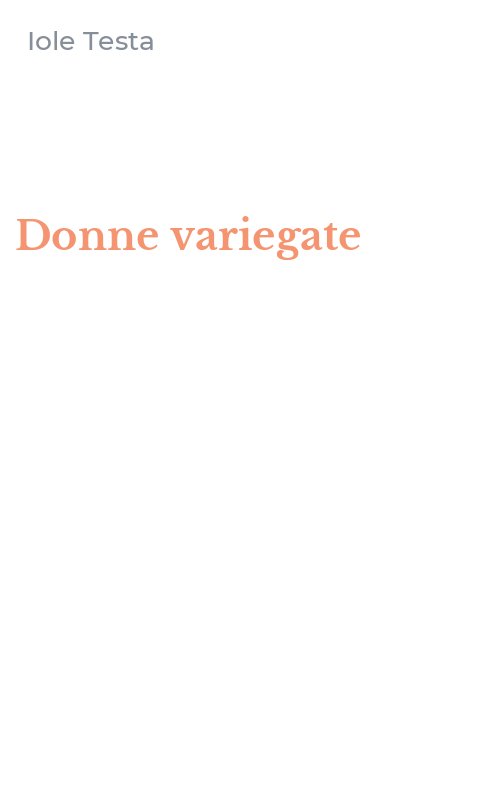 Donne variegate
