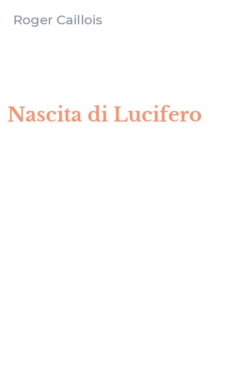 Nascita di Lucifero