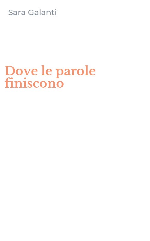 Dove le parole finiscono