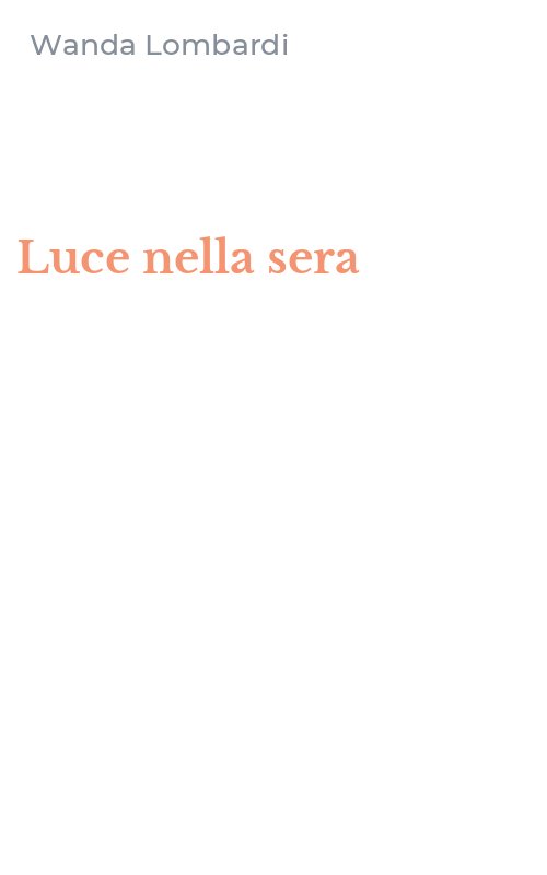 Luce nella sera