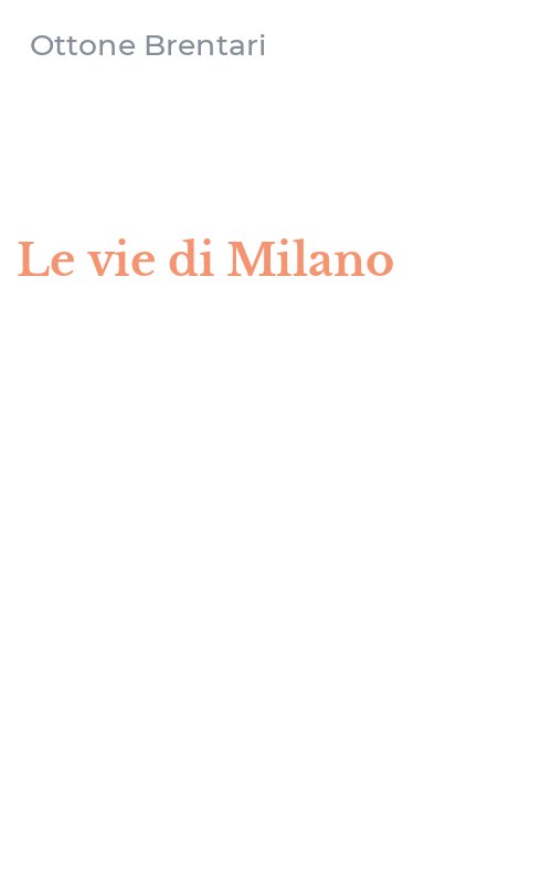Le vie di Milano