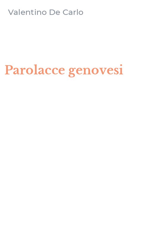 Parolacce genovesi