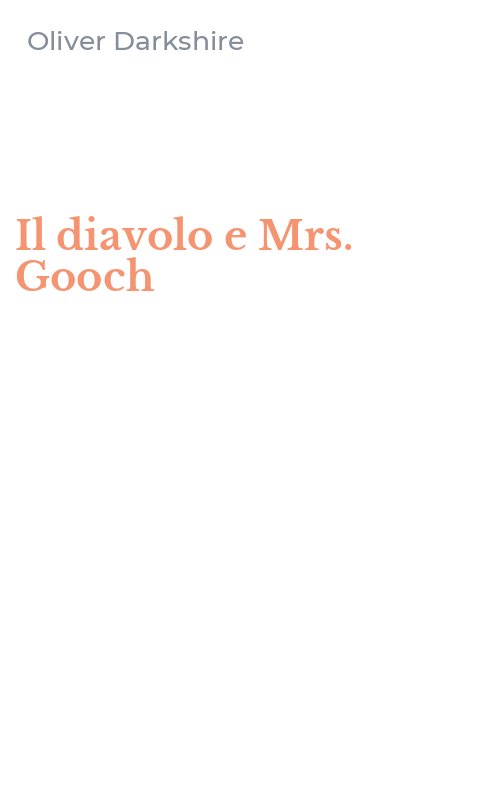 Il diavolo e Mrs. Gooch