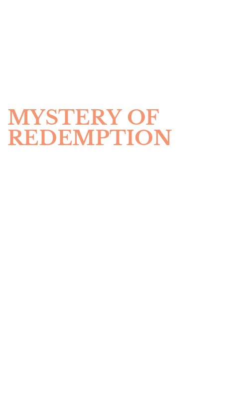 MYSTERY OF REDEMPTION