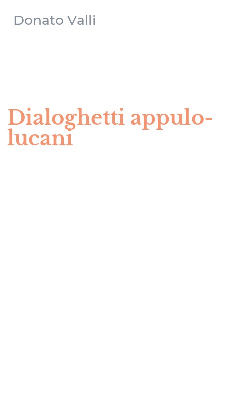 Dialoghetti appulo-lucani